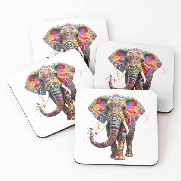 Item preview, Psyquedelic African Savannah Elephant designed and sold by Beauty  Art Printable.