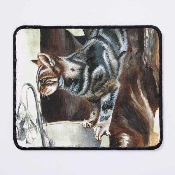 Item preview, tabby cat painting designed and sold by mindgoop.