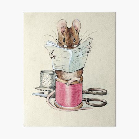 Item preview, The Tailor of Gloucester - Frontispiece - Beatrix Potter designed and sold by forgottenbeauty.