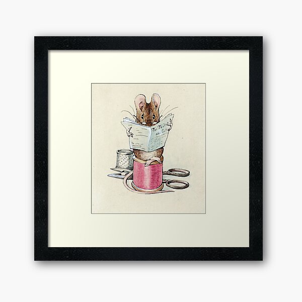 Item preview, The Tailor of Gloucester - Frontispiece - Beatrix Potter designed and sold by forgottenbeauty.