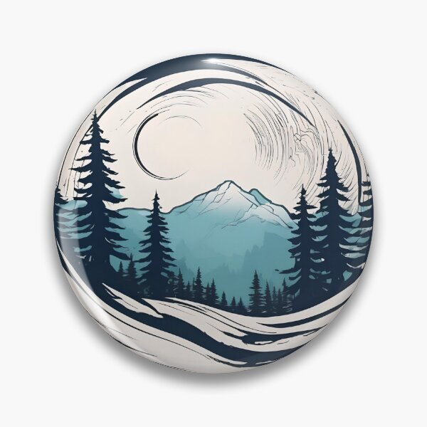 Item preview, Pine Mountain Swirl - Hard Edge designed and sold by HRdeVaas.