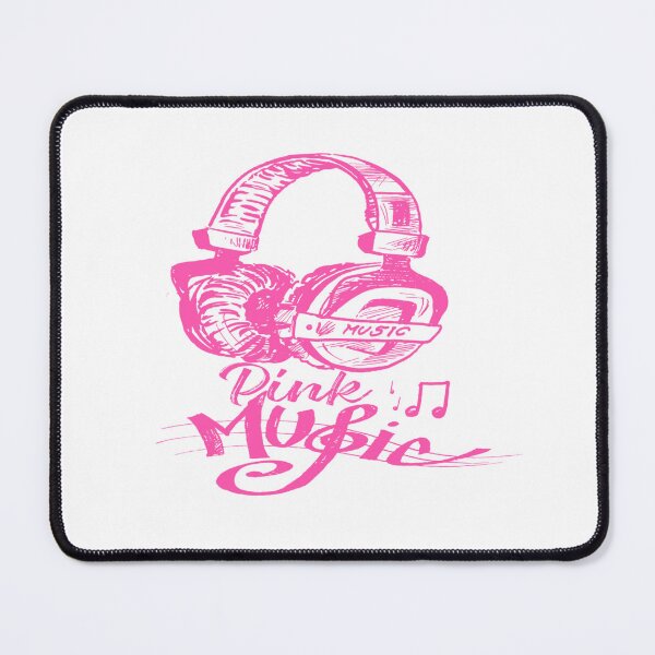 Item preview, Pink Headphones Music Note - Musical Notes  designed and sold by Chonguissa Fashion.
