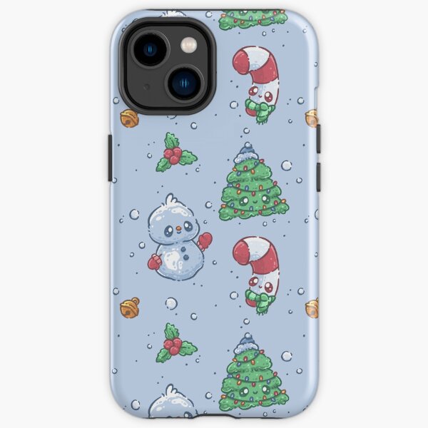 Pattern: Bundled Up Christmas Friends iPhone Tough Case