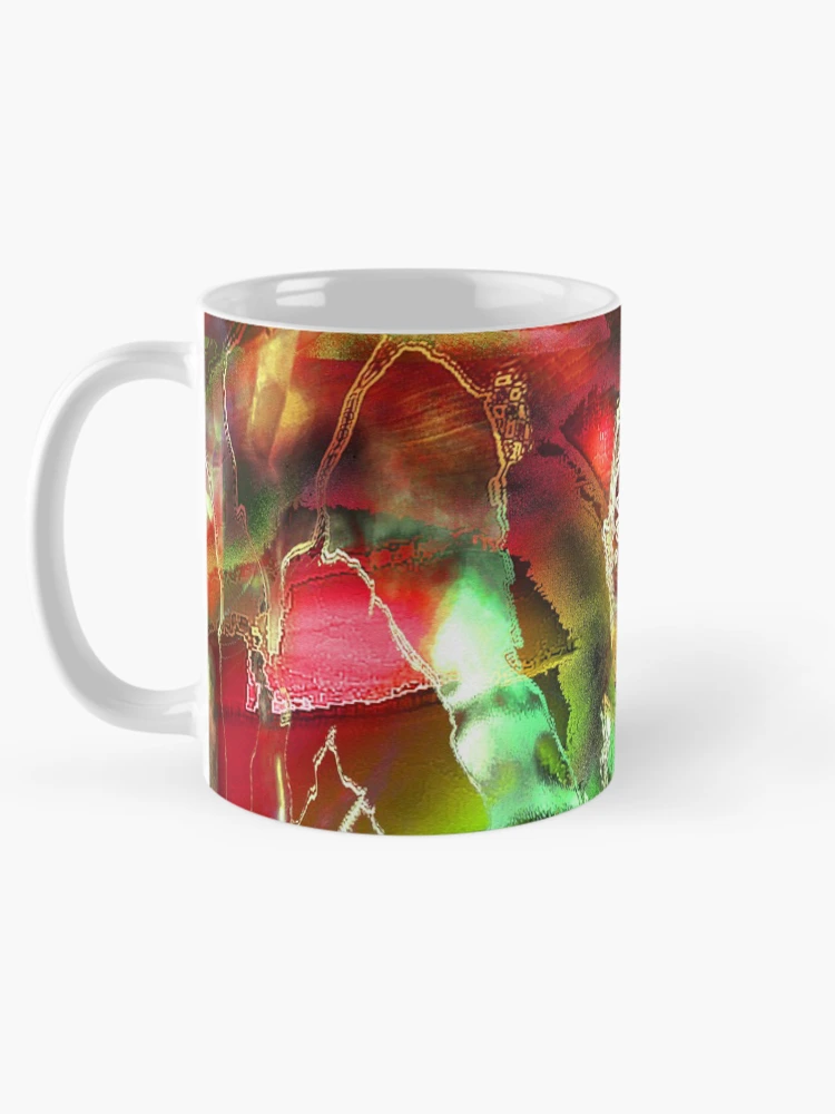 Aperçu 5 sur 6. Mug à café avec l'œuvre All Aglow créée et vendue par Elizabeth Austin-Craig.