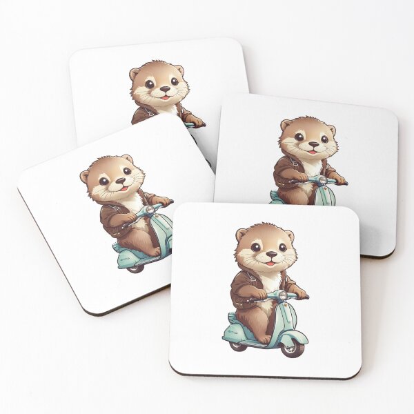 Item preview, Otter on Scooter designed and sold by LabZoidd.