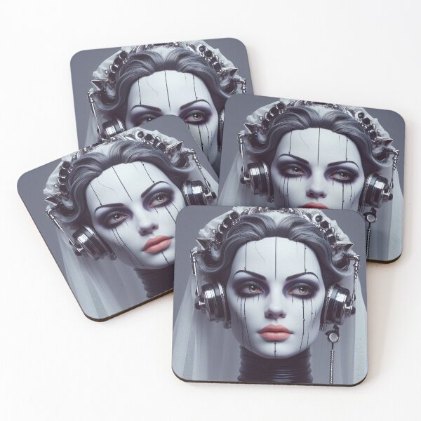 Item preview, Black Widow Bride Nun Hold Phone designed and sold by AiPoliviosArt.
