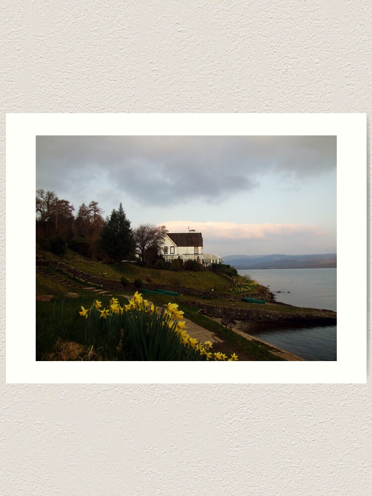 Alternate view of Port Sonachan Hotel Art Print