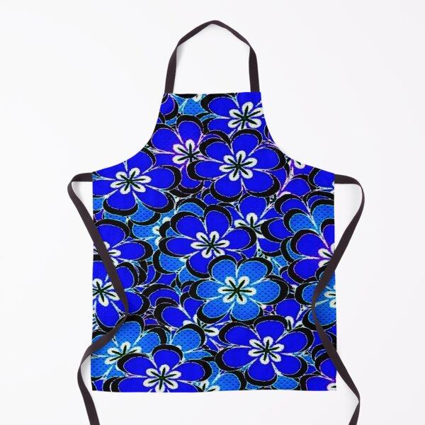 Item preview, Dark And Light Blue Flowers designed and sold by Nunaprettyshop.