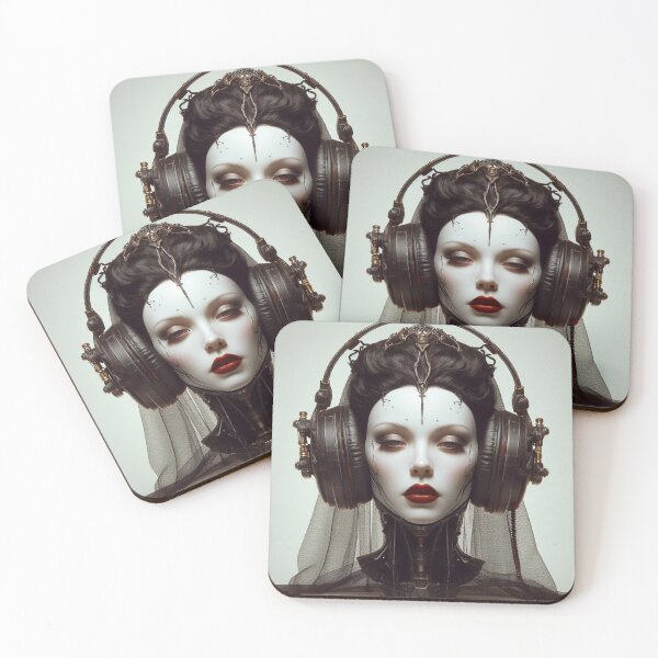 Item preview, Black Widow Bride Nun Hold Phone designed and sold by AiPoliviosArt.