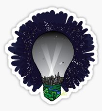 Light pollution Sticker