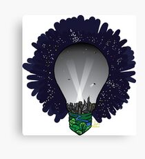 Light pollution Canvas Print