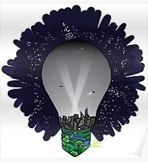 Light pollution Poster