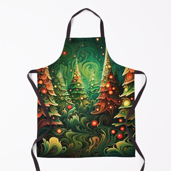 Item preview, Psychedelic Christmas tree holiday print designed and sold by dcrc.