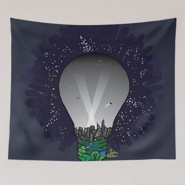 Item preview, Light pollution designed and sold by Sophia Neishtoot.