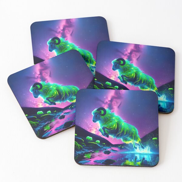 Item preview, Neon Blacklight Style Leap Wall designed and sold by Matt's Artificial Nature.