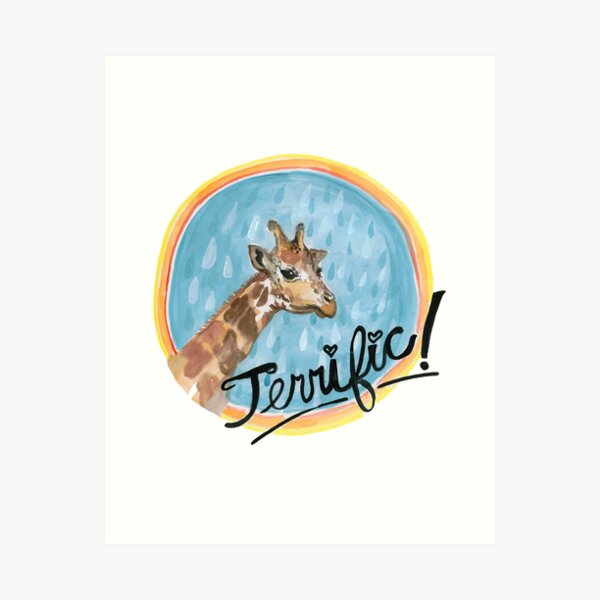 Aperçu de l'œuvre Superbe girafe, toute absurdité c'est Samuel créée et vendue par be-njo.