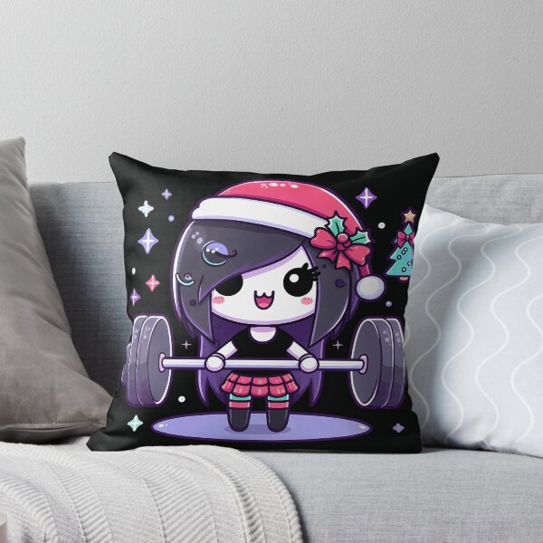 Item preview, Christmas holidays Cute Girl Lifting Barbell  designed and sold by ArsiStrenght.