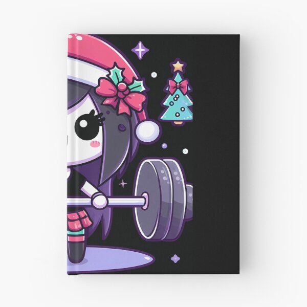 Item preview, Christmas holidays Cute Girl Lifting Barbell  designed and sold by ArsiStrenght.