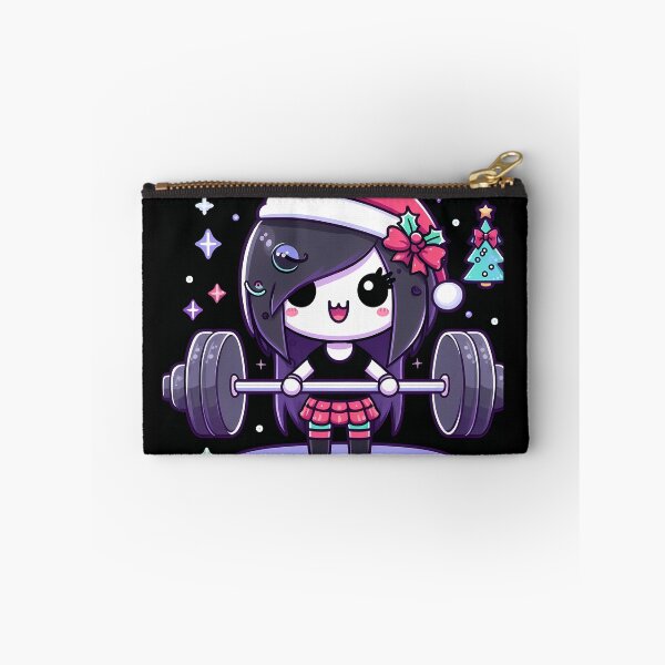 Item preview, Christmas holidays Cute Girl Lifting Barbell  designed and sold by ArsiStrenght.