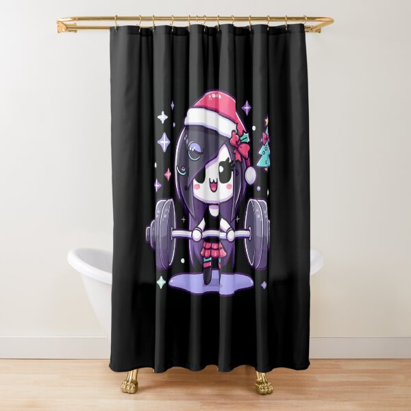 Item preview, Christmas holidays Cute Girl Lifting Barbell  designed and sold by ArsiStrenght.