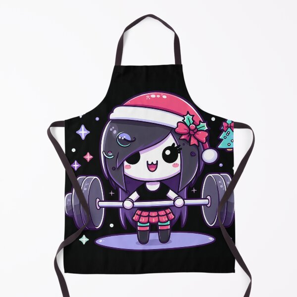 Item preview, Christmas holidays Cute Girl Lifting Barbell designed and sold by ArsiStrenght.
