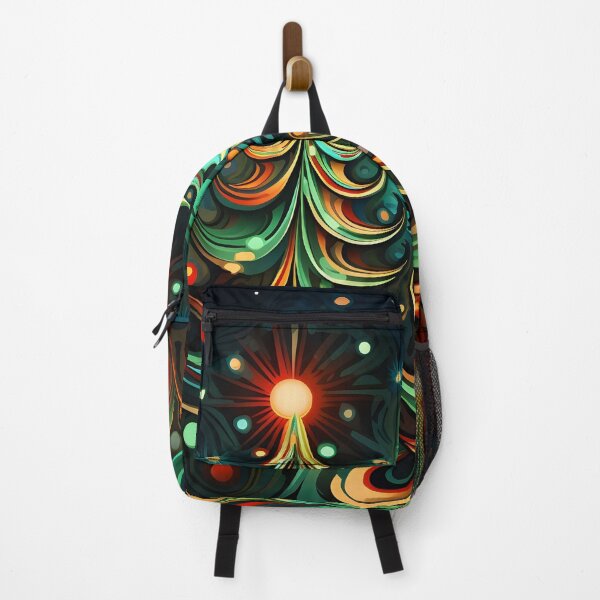 Item preview, Psychedelic Christmas tree holiday print designed and sold by dcrc.