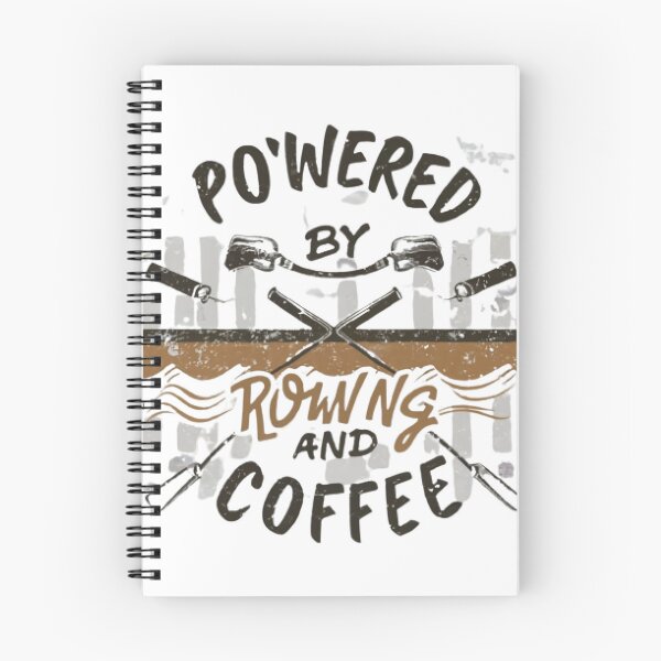 Item preview, Powered By Rowing and Coffee designed and sold by Rowing Meme Store.