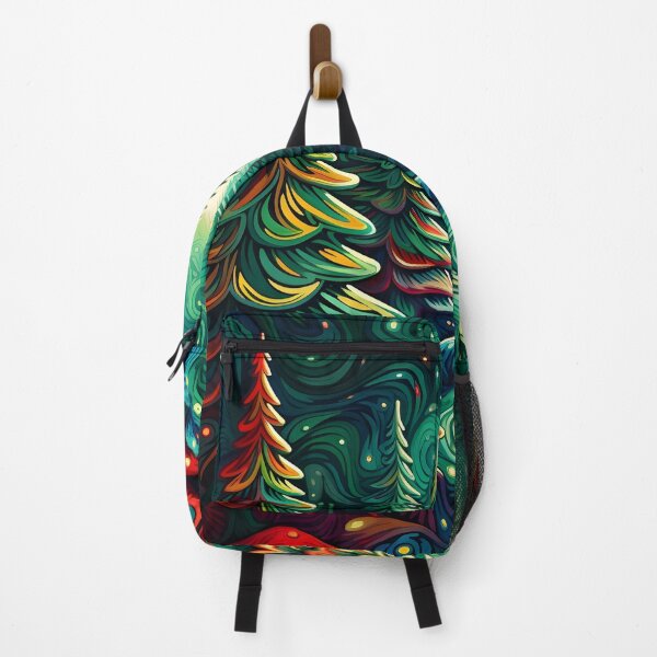 Item preview, psychedelic christmas tree holiday print designed and sold by dcrc.