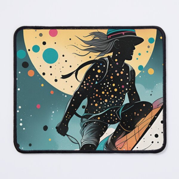 Item preview, Surfing with Bubbles and Dots designed and sold by Tw1nsAIArt.