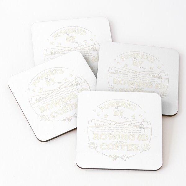 Item preview, Powered By Rowing and Coffee designed and sold by Rowing Meme Store.