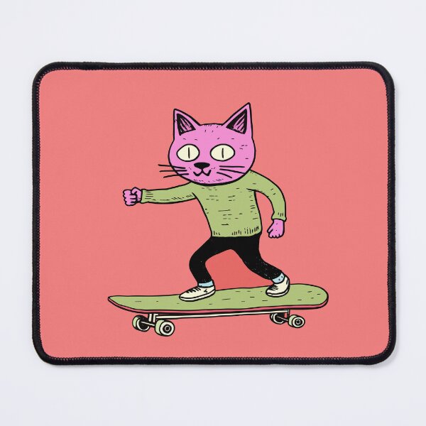 Item preview, Skateboarding Cat designed and sold by TheHellSong.