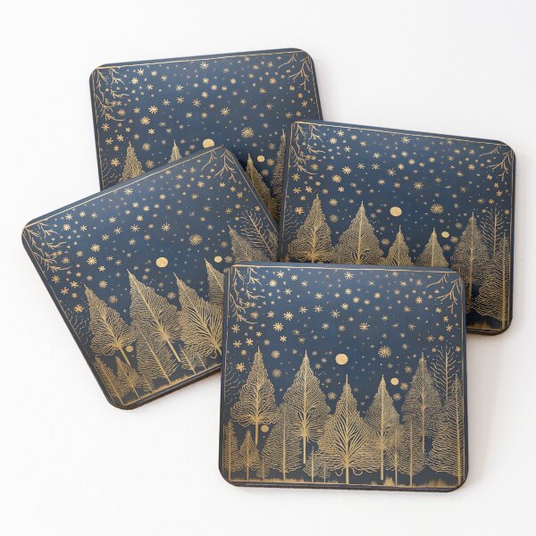 Item preview, christmas lino print holiday decor print designed and sold by dcrc.