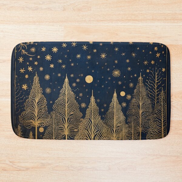 Item preview, christmas lino print holiday decor print designed and sold by dcrc.