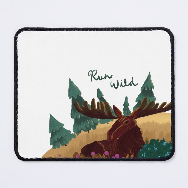 Item preview, Run Wild Montana Country Rustic Moose designed and sold by eloulamb.
