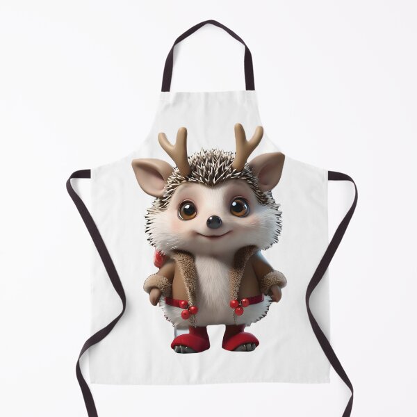 Item preview, Cute little Christmas hedgehog reindeer designed and sold by Awesome Things.