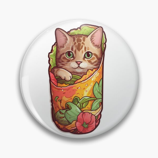 Item preview, Cat In Burrito Purrito Cat designed and sold by ArtFromBeyond.