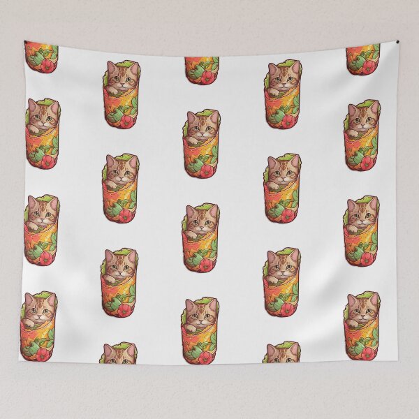 Item preview, Cat In Burrito Purrito Cat designed and sold by ArtFromBeyond.