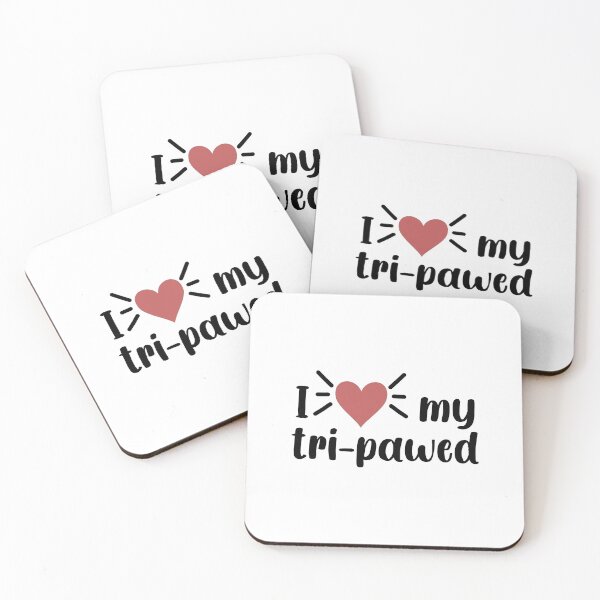 Item preview, I Love My Tri-Pawed designed and sold by leilathetripawd.