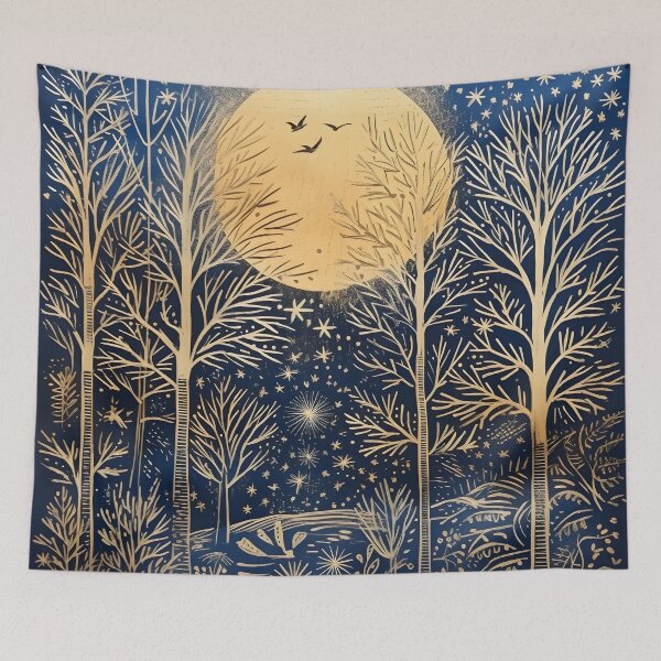 Item preview, christmas lino print holiday decor print designed and sold by dcrc.
