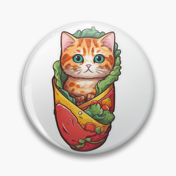 Item preview, Cat In Burrito Purrito Cat designed and sold by ArtFromBeyond.