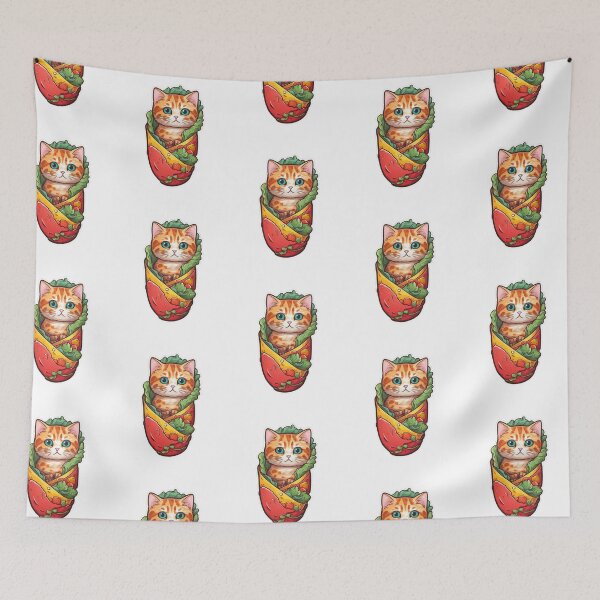 Item preview, Cat In Burrito Purrito Cat designed and sold by ArtFromBeyond.
