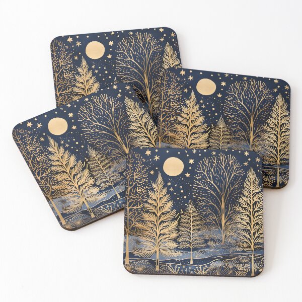 Item preview, christmas lino print holiday decor print designed and sold by dcrc.