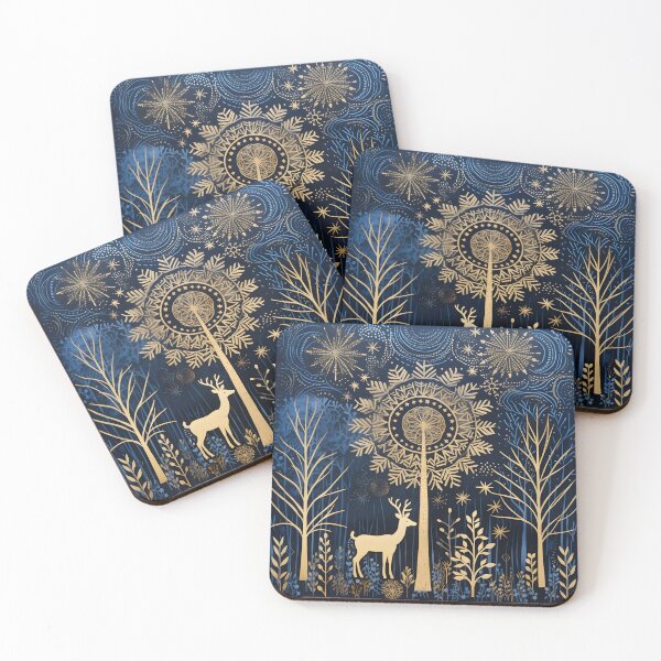Item preview, christmas lino print holiday decor print designed and sold by dcrc.