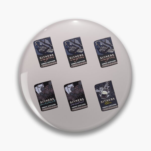 Item preview, Sinners Anonymous books designed and sold by lalashellsArt.