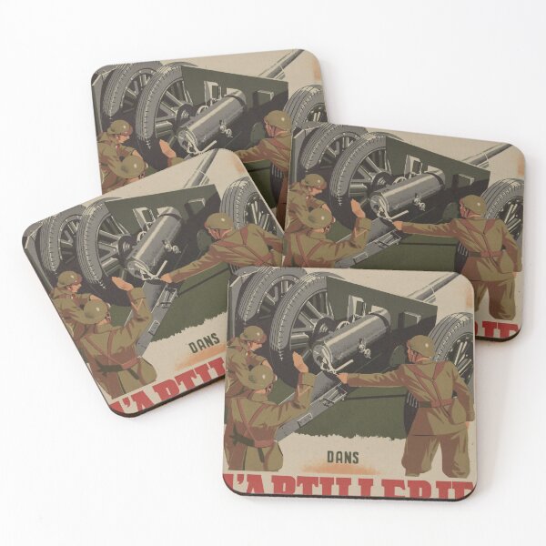 Item preview, Vintage French Recruitment Poster "L'artillerie" by Sogno designed and sold by TJHarr.
