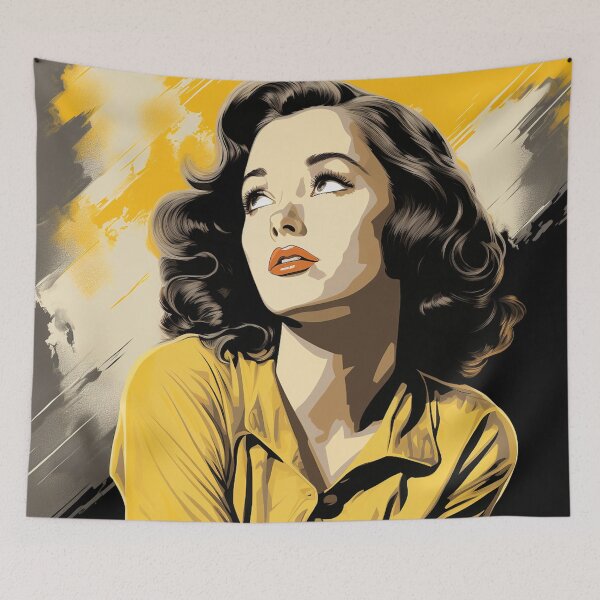 Item preview, 60'S CARTOON OF A BEAUTIFUL GIRL designed and sold by infinitearte.