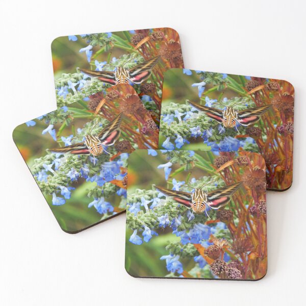Item preview, Sphinx Moth on Blue Sage  designed and sold by GardenOfPeace.