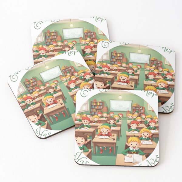 Item preview, Teacher: Every Jolly Teacher Has a classroom of elves designed and sold by philosofull.