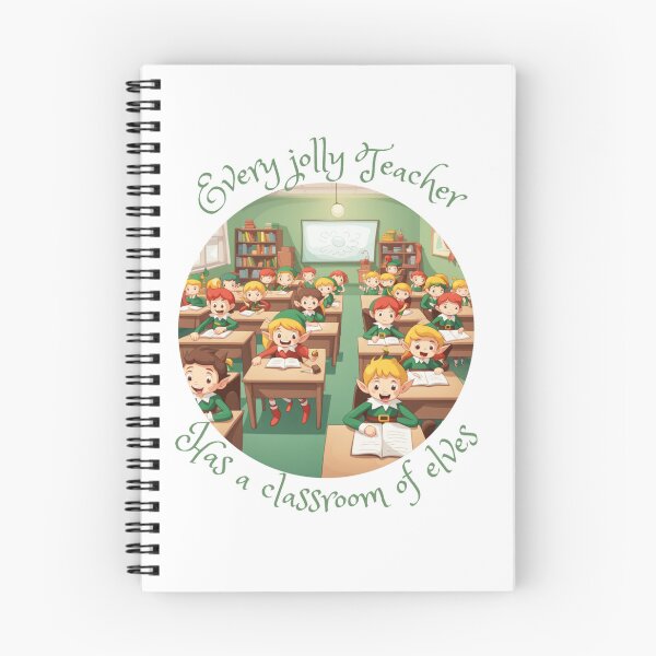 Item preview, Teacher: Every Jolly Teacher Has a classroom of elves designed and sold by philosofull.