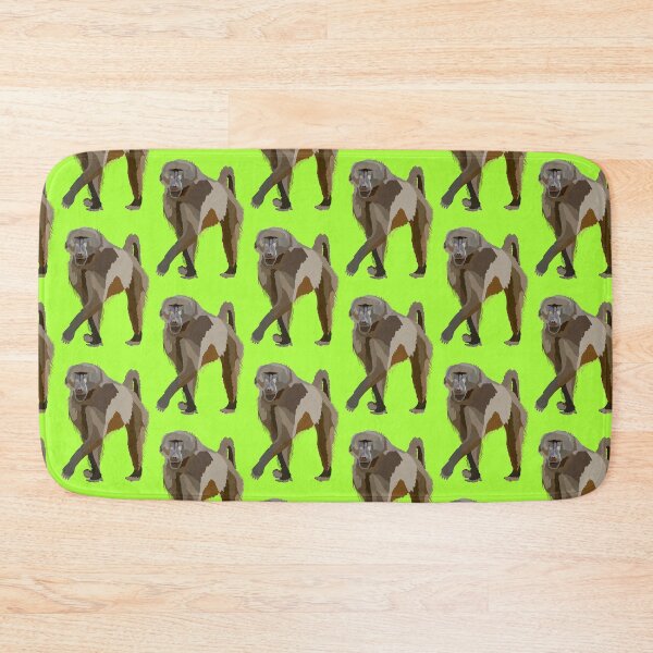 Item preview, C is for Chacma Baboon,Chacma Baboon Illustration – Primate Art for Wildlife and Nature Lovers designed and sold by PrettylittlepastelUk.